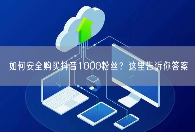 如何安全购买抖音1000粉丝？这里告诉你答案