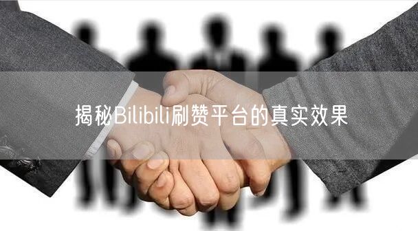 揭秘Bilibili刷赞平台的真实效果