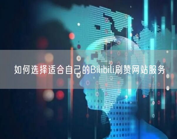 如何选择适合自己的Bilibili刷赞网站服务