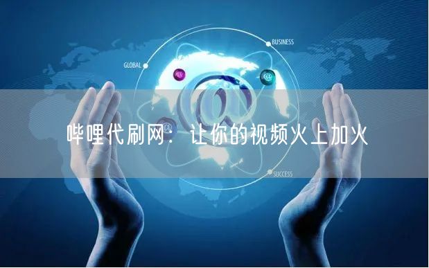 哔哩代刷网：让你的视频火上加火