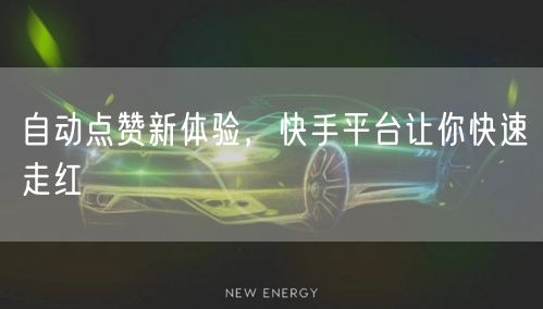 自动点赞新体验，快手平台让你快速走红