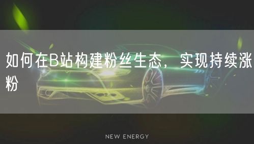 如何在B站构建粉丝生态，实现持续涨粉